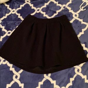 black skirt